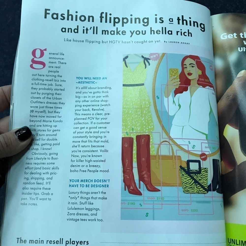 Featured In Cosmopolitan Representing Poshmark - Picture 3 of 4